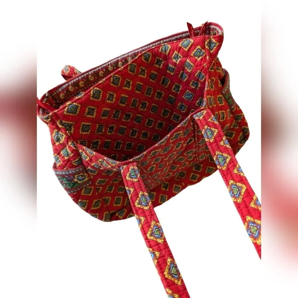 Vera Bradley Villa red tote bag